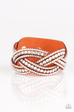 Paparazzi Bring On The Bling - Orange - VENDOR _NAME - Sassy Sparkles $5 Jewelry