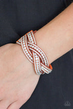 Load image into Gallery viewer, Paparazzi Bring On The Bling - Orange - VENDOR _NAME - Sassy Sparkles $5 Jewelry
