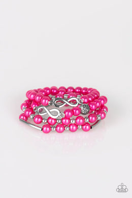 Paparazzi Limitless Luxury - Pink - VENDOR _NAME - Sassy Sparkles $5 Jewelry