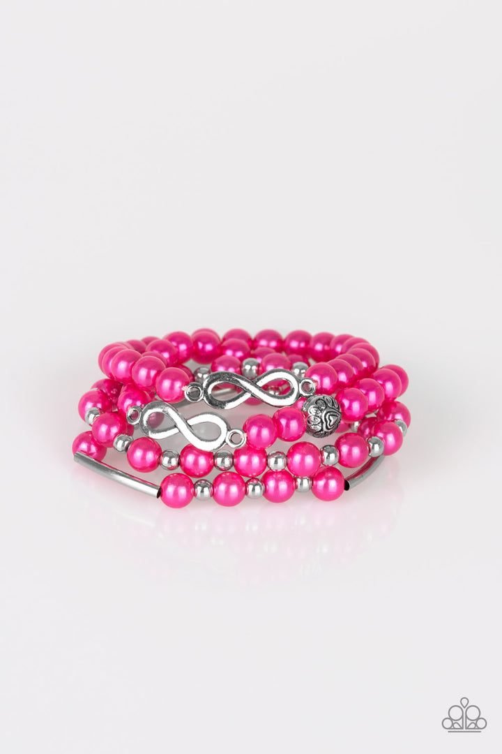 Paparazzi Limitless Luxury - Pink - VENDOR _NAME - Sassy Sparkles $5 Jewelry