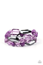 Load image into Gallery viewer, Rockin Rock Candy - Purple freeshipping - Sassy Sparkles $5 Jewelry
