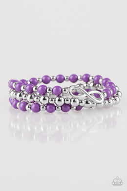 Paparazzi Immeasurably Infinite - Purple - VENDOR _NAME - Sassy Sparkles $5 Jewelry