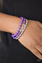 Load image into Gallery viewer, Paparazzi Immeasurably Infinite - Purple - VENDOR _NAME - Sassy Sparkles $5 Jewelry
