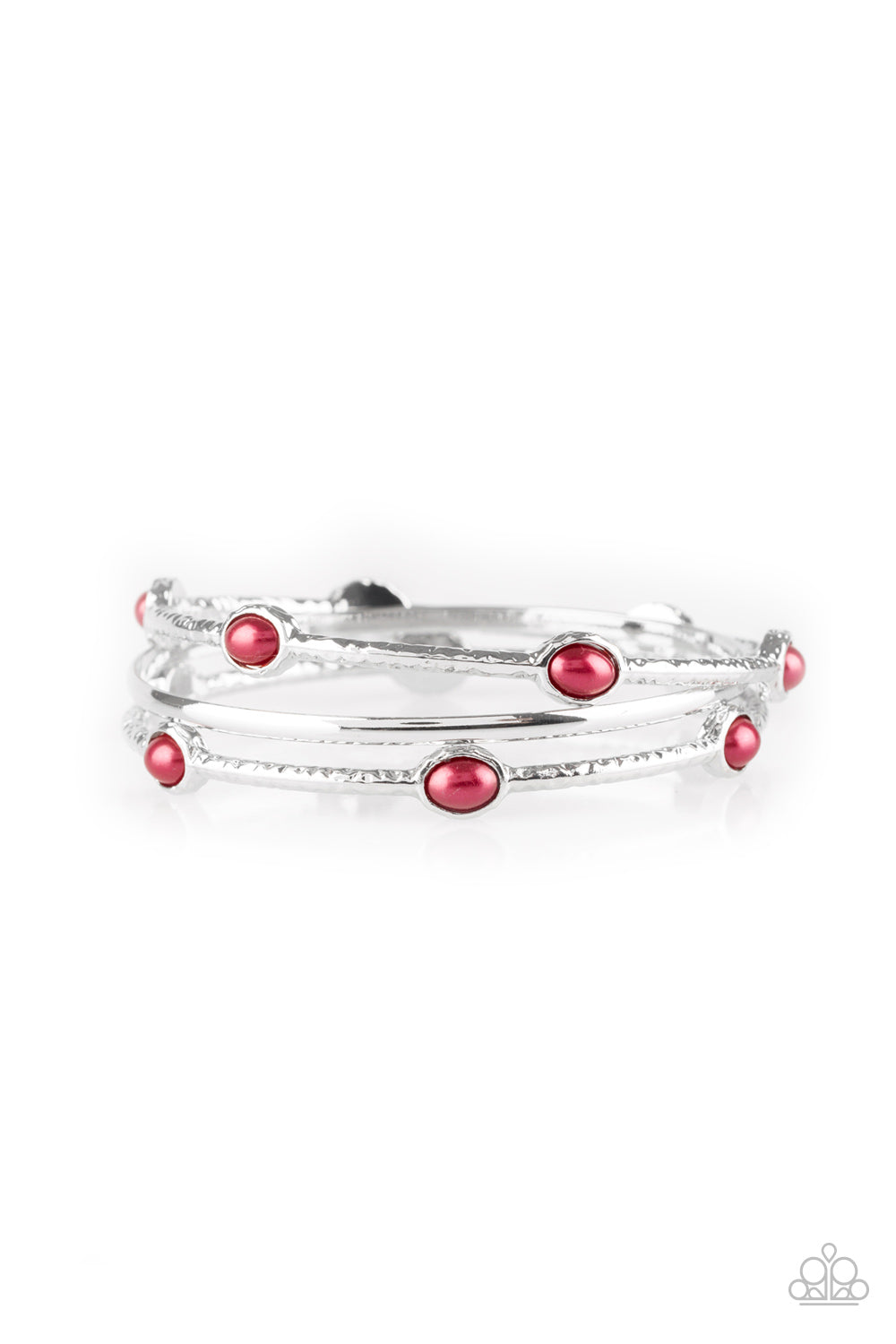 Bangle Belle - Red - VENDOR _NAME - Sassy Sparkles $5 Jewelry