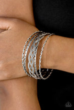 Load image into Gallery viewer, Paparazzi Straight Street - Silver - VENDOR _NAME - Sassy Sparkles $5 Jewelry
