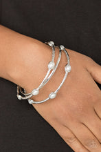 Load image into Gallery viewer, Bangle Belle - White - VENDOR _NAME - Sassy Sparkles $5 Jewelry
