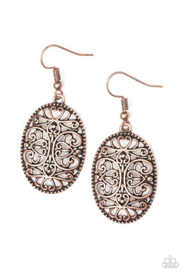 Paparazzi Wistfully Whimsical - Copper - VENDOR _NAME - Sassy Sparkles $5 Jewelry