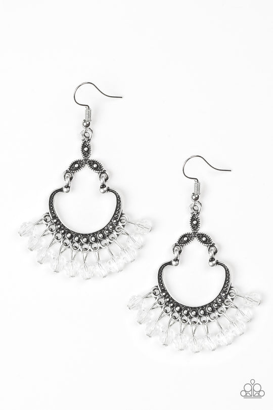 Paparazzi Babe Alert - White - VENDOR _NAME - Sassy Sparkles $5 Jewelry