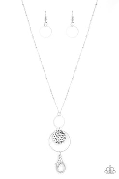 Paparazzi Faith Makes All Things Possible - Silver (Lanyard)