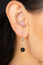 Load image into Gallery viewer, Paparazzi You May Kiss The Bride - Black - VENDOR _NAME - Sassy Sparkles $5 Jewelry
