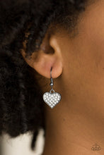 Load image into Gallery viewer, Paparazzi Harvard Hearts - Black - VENDOR _NAME - Sassy Sparkles $5 Jewelry
