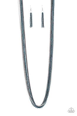 Colorful Calamity - Blue - VENDOR _NAME - Sassy Sparkles $5 Jewelry