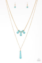 Load image into Gallery viewer, Paparazzi Basic Groundwork - Blue - VENDOR _NAME - Sassy Sparkles $5 Jewelry
