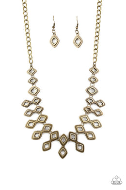 Geocentric - Brass freeshipping - Sassy Sparkles $5 Jewelry