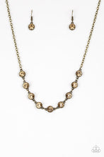 Load image into Gallery viewer, Paparazzi Starlit Socials - Brass - VENDOR _NAME - Sassy Sparkles $5 Jewelry

