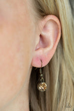 Load image into Gallery viewer, Paparazzi Starlit Socials - Brass - VENDOR _NAME - Sassy Sparkles $5 Jewelry
