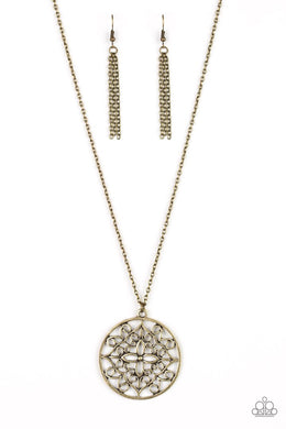 Mandala Melody - Brass - VENDOR _NAME - Sassy Sparkles $5 Jewelry