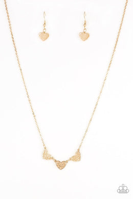 Paparazzi Another Love Story - Gold - VENDOR _NAME - Sassy Sparkles $5 Jewelry
