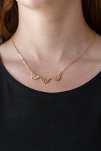 Load image into Gallery viewer, Paparazzi Another Love Story - Gold - VENDOR _NAME - Sassy Sparkles $5 Jewelry
