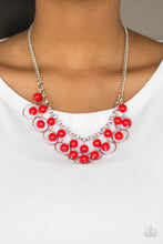 Load image into Gallery viewer, Paparazzi Really Rococo - Red - VENDOR _NAME - Sassy Sparkles $5 Jewelry
