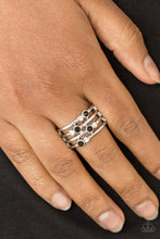 Load image into Gallery viewer, Paparazzi Sparkle Showdown - Black - VENDOR _NAME - Sassy Sparkles $5 Jewelry
