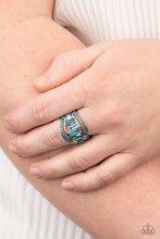 Load image into Gallery viewer, Treasure Chest Charm - Blue freeshipping - Sassy Sparkles $5 Jewelry

