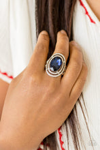 Load image into Gallery viewer, Paparazzi Making History - Blue - VENDOR _NAME - Sassy Sparkles $5 Jewelry
