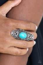 Load image into Gallery viewer, Paparazzi Ego Trippin - Blue - VENDOR _NAME - Sassy Sparkles $5 Jewelry
