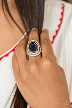 Load image into Gallery viewer, Paparazzi Making History - Purple - VENDOR _NAME - Sassy Sparkles $5 Jewelry
