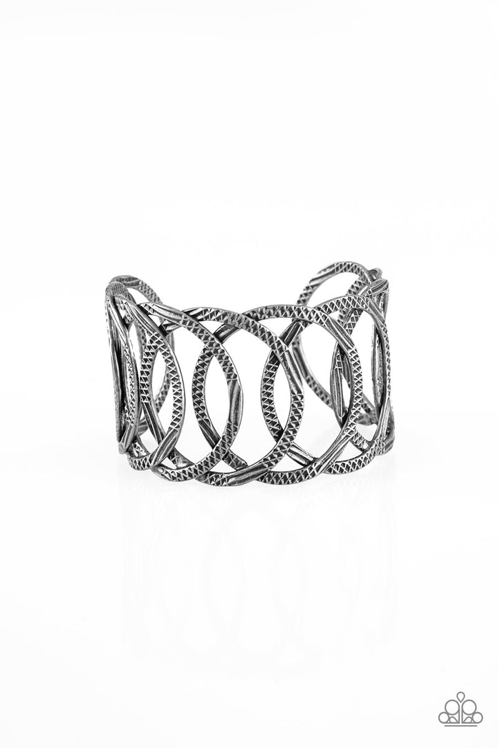 Paparazzi Circa De Contender - Black - VENDOR _NAME - Sassy Sparkles $5 Jewelry