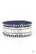 Load image into Gallery viewer, Rock Star Rocker - Blue freeshipping - Sassy Sparkles $5 Jewelry
