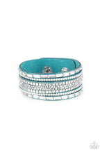 Load image into Gallery viewer, Rebel In Rhinestones - Blue freeshipping - Sassy Sparkles $5 Jewelry
