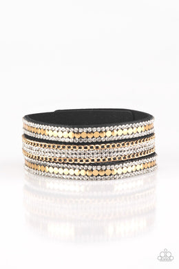 Fashion Fanatic Bracelet - Gold freeshipping - Sassy Sparkles $5 Jewelry