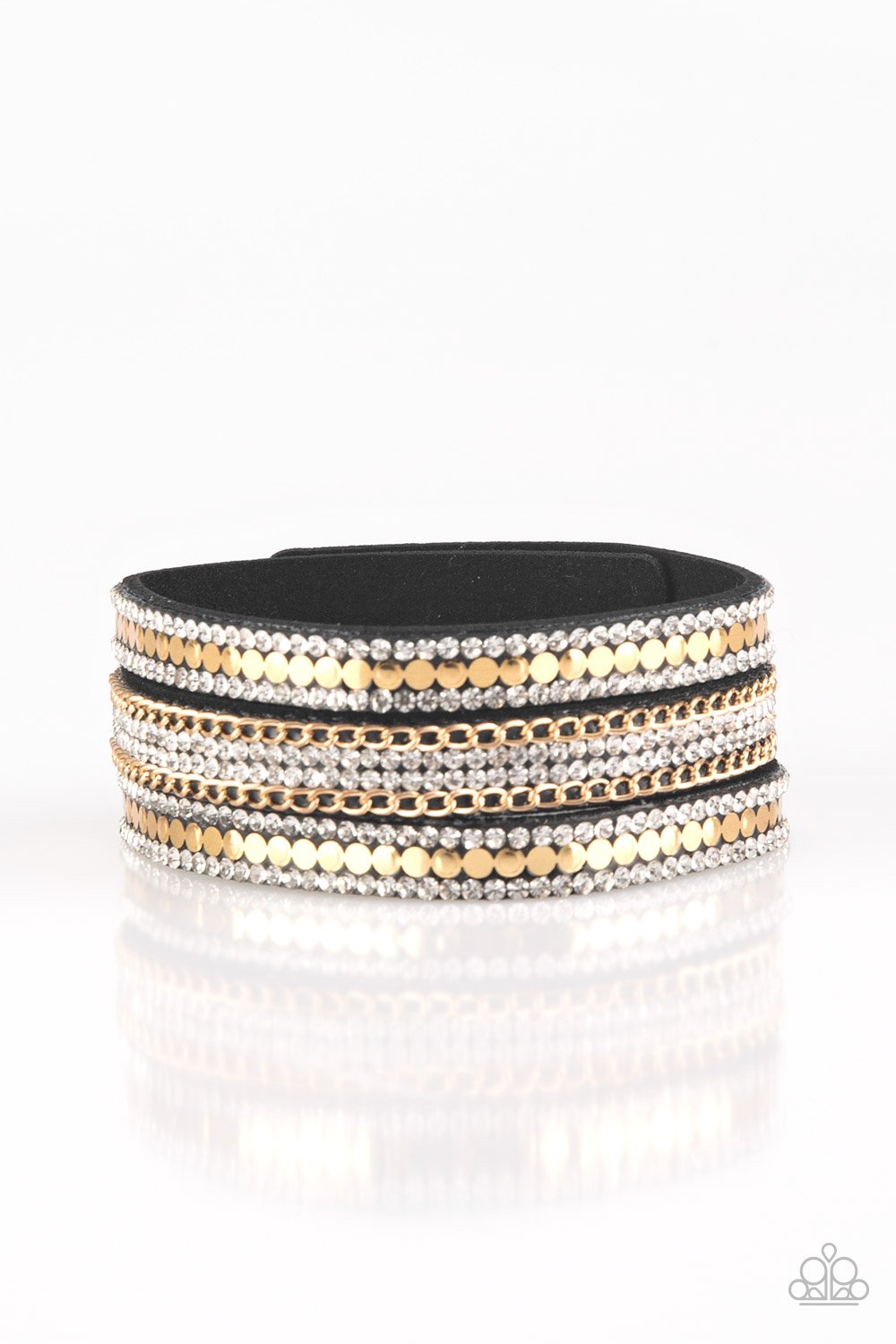 Fashion Fanatic Bracelet - Gold freeshipping - Sassy Sparkles $5 Jewelry