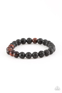 Paparazzi Meditation - Black - VENDOR _NAME - Sassy Sparkles $5 Jewelry