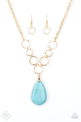 Paparazzi Livin On A Prairie - Blue - VENDOR _NAME - Sassy Sparkles $5 Jewelry