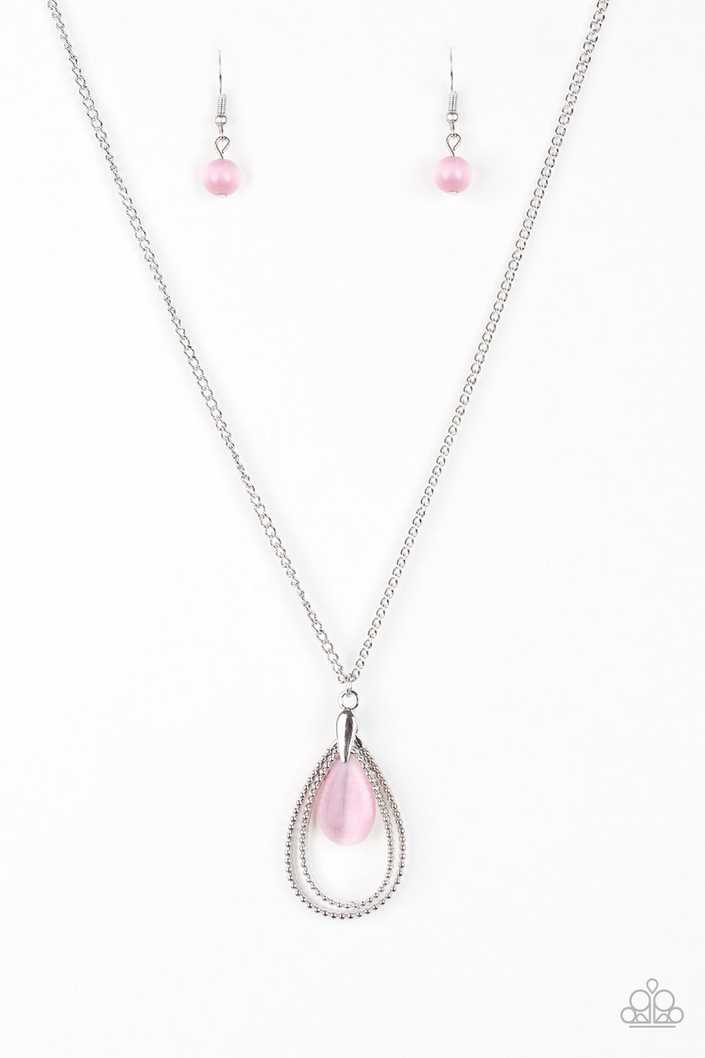 Teardrop Tranquility - Pink freeshipping - Sassy Sparkles $5 Jewelry