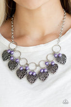 Load image into Gallery viewer, Paparazzi Very Valentine - Purple - VENDOR _NAME - Sassy Sparkles $5 Jewelry

