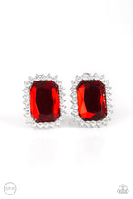 Load image into Gallery viewer, Downtown Dapper - Red Clip-On freeshipping - Sassy Sparkles $5 Jewelry
