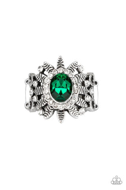Paparazzi Burn Bright - Green - VENDOR _NAME - Sassy Sparkles $5 Jewelry