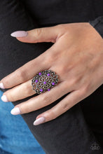 Load image into Gallery viewer, Paparazzi Floral Fancies - Purple - VENDOR _NAME - Sassy Sparkles $5 Jewelry

