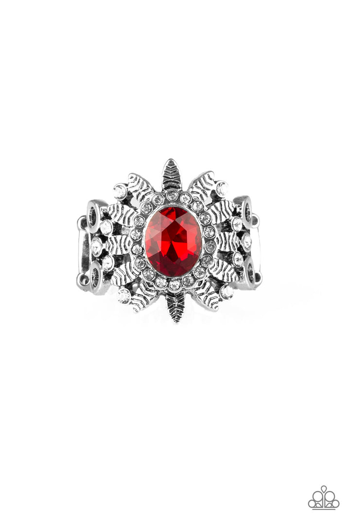Paparazzi Burn Bright - Red - VENDOR _NAME - Sassy Sparkles $5 Jewelry