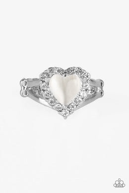 Paparazzi Love Is In The Air - White - VENDOR _NAME - Sassy Sparkles $5 Jewelry