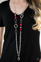 Load image into Gallery viewer, Paparazzi Modern Motley - Red (Lanyard)
