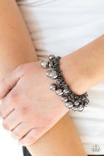 Load image into Gallery viewer, Paparazzi Ballroom Baller - Black - VENDOR _NAME - Sassy Sparkles $5 Jewelry
