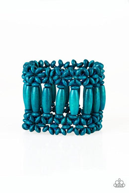Paparazzi Barbados Beach Club - Blue - VENDOR _NAME - Sassy Sparkles $5 Jewelry