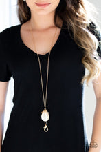 Load image into Gallery viewer, Paparazzi Nightcap and Gown - Gold (Lanyard) - VENDOR _NAME - Sassy Sparkles $5 Jewelry
