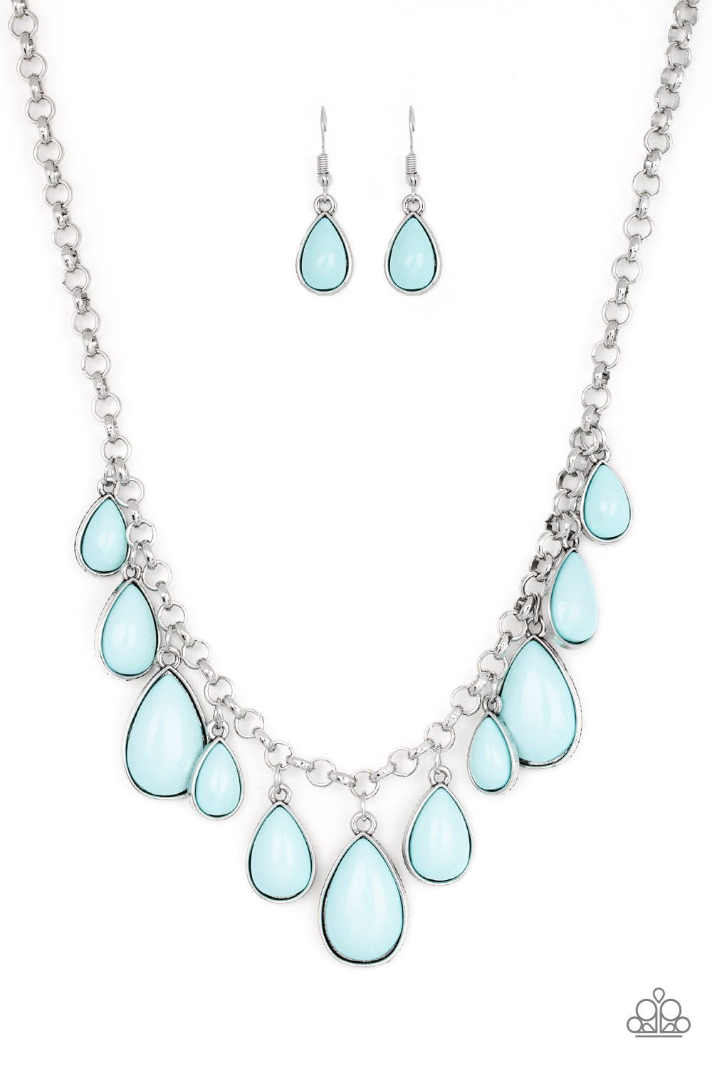 Jaw Dropping Diva - Blue freeshipping - Sassy Sparkles $5 Jewelry