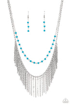 Load image into Gallery viewer, Paparazzi Fierce In Fringe - Blue - VENDOR _NAME - Sassy Sparkles $5 Jewelry
