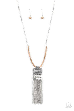 Mayan Masquerade - Brown freeshipping - Sassy Sparkles $5 Jewelry